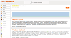 Desktop Screenshot of ansiklopedim.com