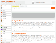 Tablet Screenshot of ansiklopedim.com